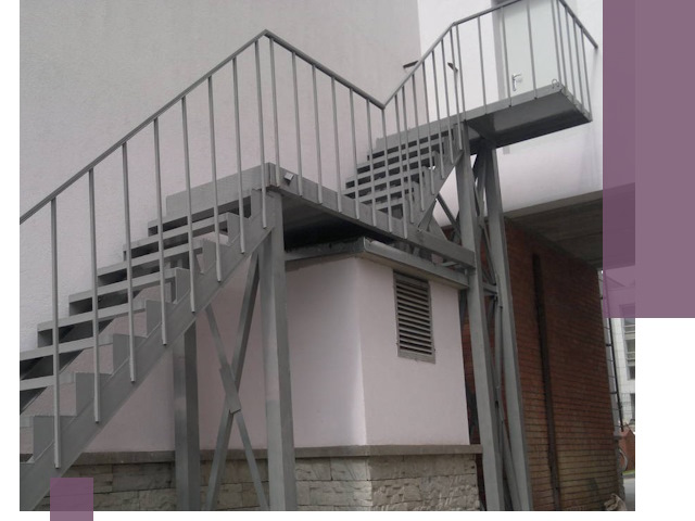 Монтаж пожарных лестниц под ключ в Серпухове с гарантией качества