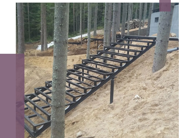 Монтаж металлических лестниц в Серпухове от 13463 руб. 