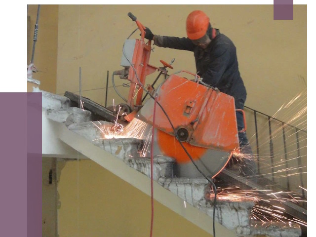 Демонтаж бетонных лестниц в Серпухове от 4572 руб. за м2 | ПРОЛЁТ-Срп