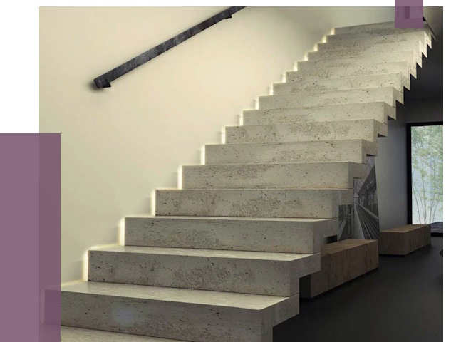 Облицовка бетонных лестниц в Серпухове от 4572 руб/м2 