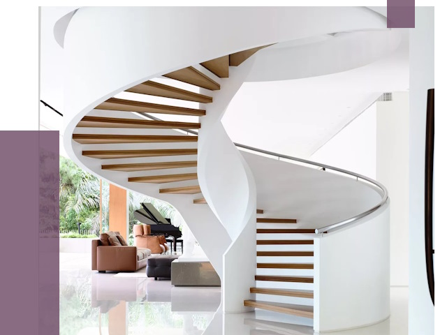 Винтовые лестницы в Серпухове под ключ от 48265 руб. | ПРОЛЁТ-Срп