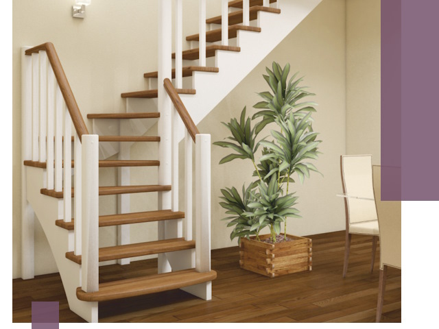 Г-образные лестницы под ключ в Серпухове — изготовление и монтаж