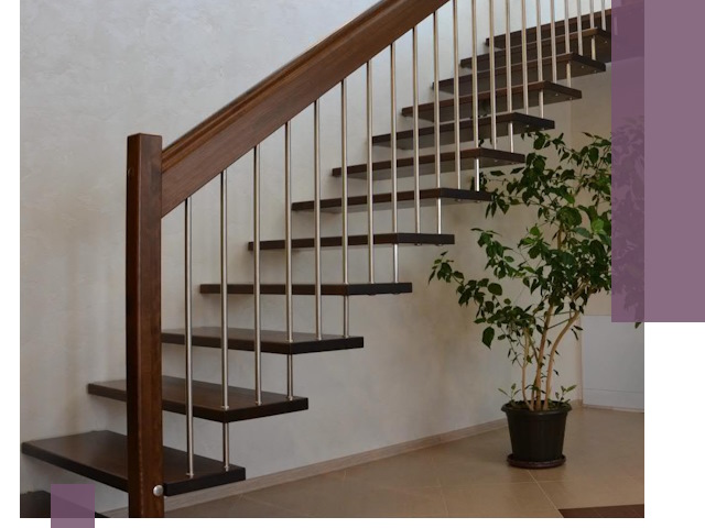 Лестницы на больцах под ключ в Серпухове – изготовление и монтаж