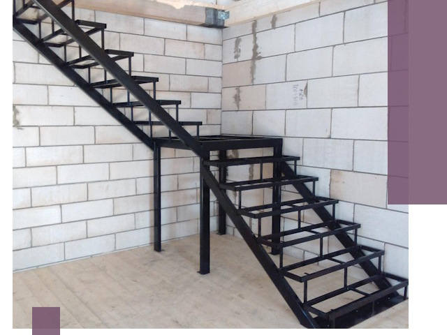 Лестницы на металлокаркасе под ключ в Серпухове — изготовление и монтаж