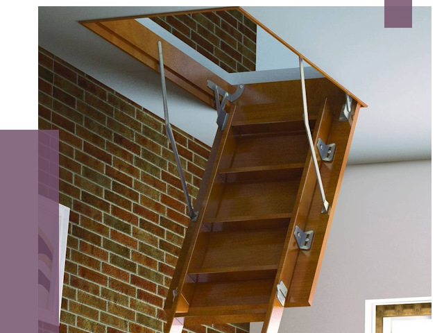 Установка чердачной лестницы в Серпухове от 7773 руб. | ПРОЛЁТ-Срп