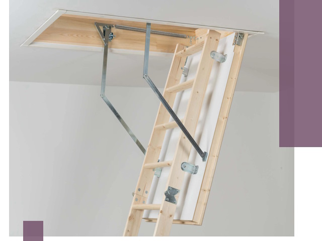 Установка чердачной лестницы под ключ в Серпухове