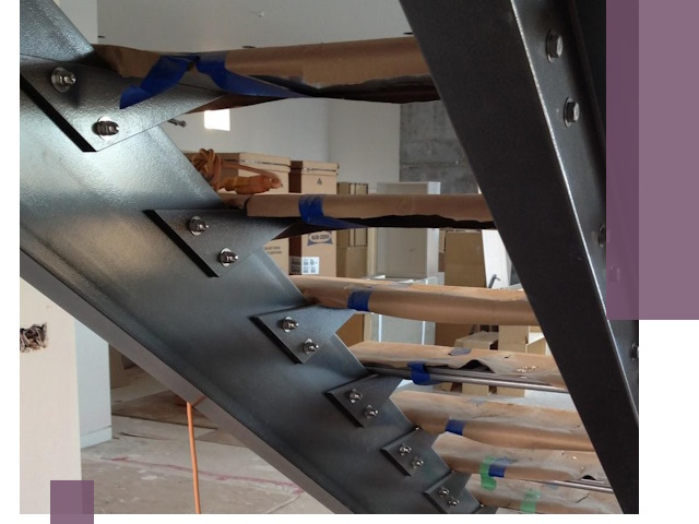 Усиление лестничных конструкций и усиление опор в Серпухове