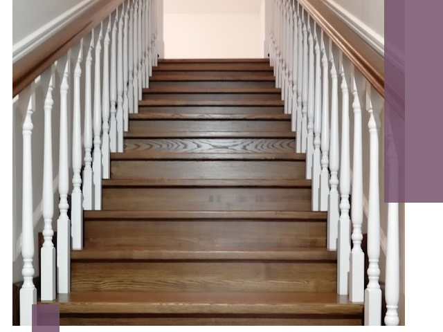 Лестницы из ясеня на заказ в Серпухове — изготовление и монтаж