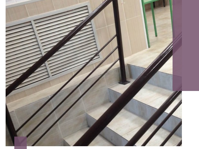 Изготовление перил из металла под ключ в Серпухове