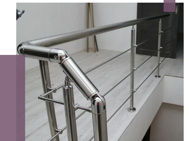 Перила из нержавеющей стали в Серпухове от 8942 руб. под ключ | ПРОЛЁТ-Срп