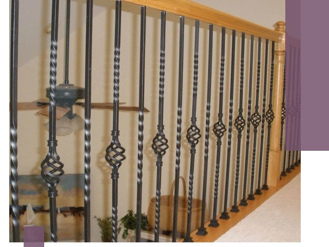 Изготовление и монтаж кованных перил в Серпухове под ключ