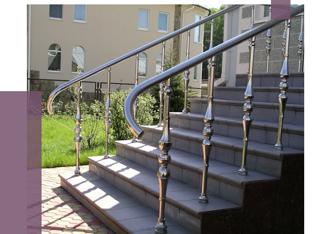 Перила для крыльца в Серпухове от 10669 руб. — монтаж ПРОЛЁТ-Срп