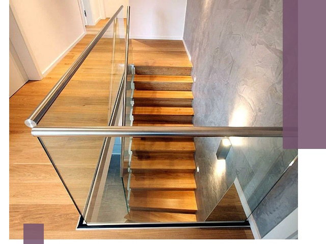 Перила для лестницы в доме — изготовление и монтаж в Серпухове