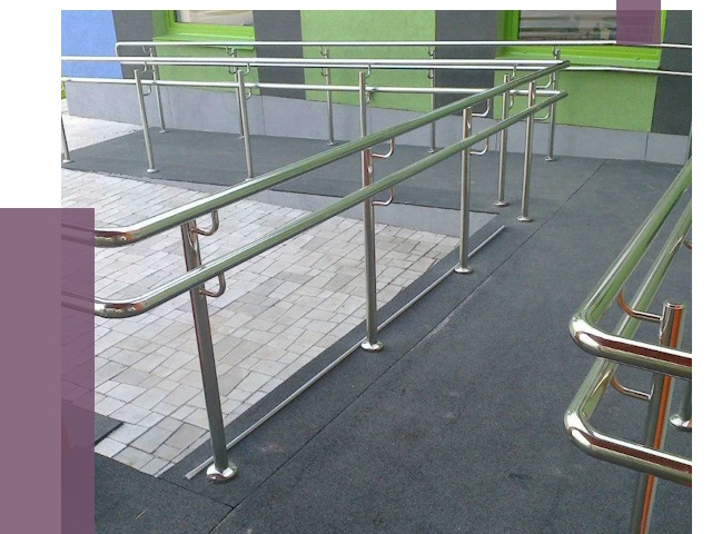 Ограждения пандусов в Серпухове от 4318 руб. монтаж | ПРОЛЁТ-Срп