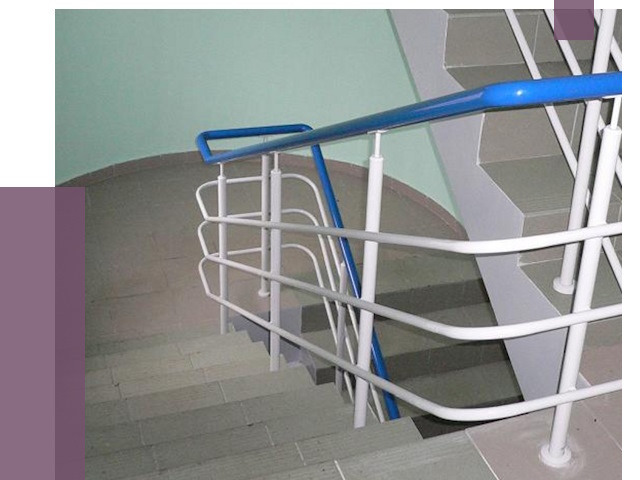 Перила в подъезде в Серпухове — установка и замена от 7367 руб. | ПРОЛЁТ-Срп