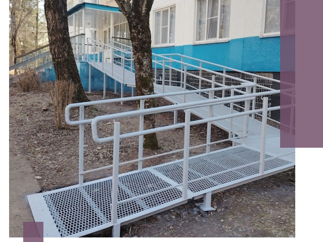 Пандусы под ключ в Серпухове: изготовление, монтаж и демонтаж