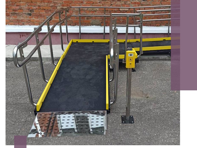 Изготовление наклонных пандусов для инвалидов в Серпухове