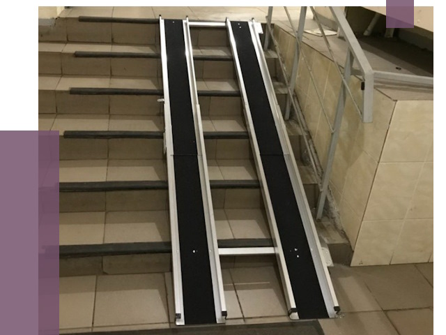 Установка пандуса в подъезд в Серпухове от 7926 руб. под ключ | ПРОЛЁТ-Срп