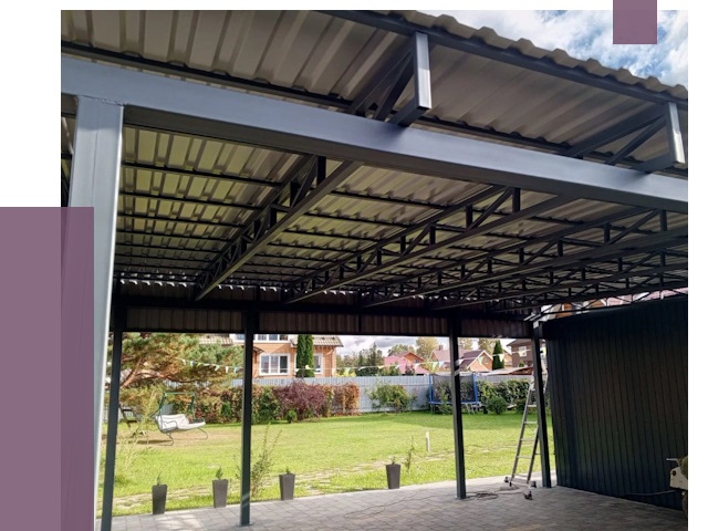 Монтаж навесов в Серпухове от 7316 руб. — установка навеса | ПРОЛЁТ-Срп