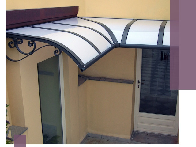 Монтаж козырьков любой сложности в Серпухове под ключ