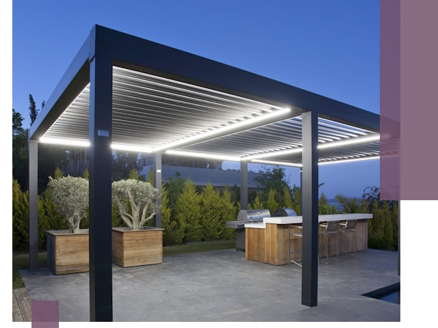 Навесы отдельно стоящие под ключ в Серпухове из металла и поликарбоната