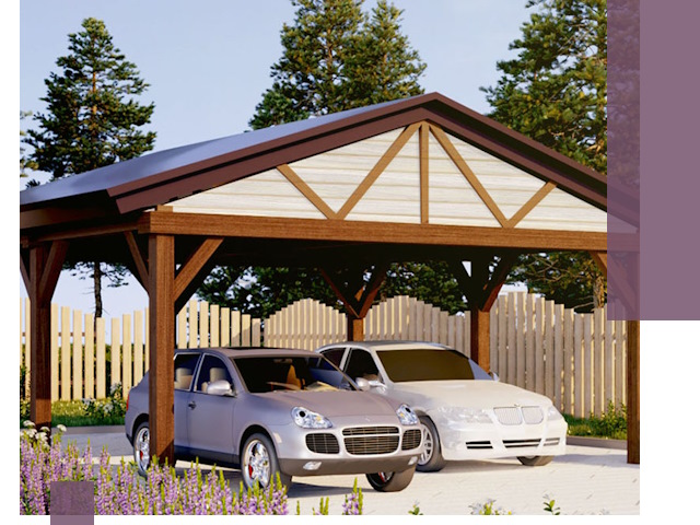 Навесы для автомобиля в Серпухове — изготовление и монтаж