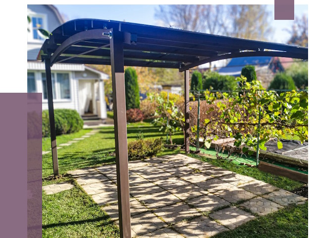 Навесы для дачи в Серпухове от 12650 руб. под ключ — ПРОЛЁТ-Срп