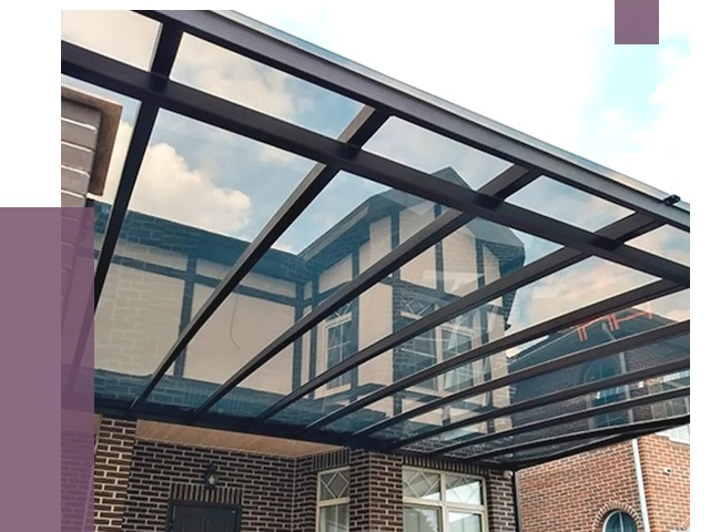 Навесы из поликарбоната в Серпухове от 8556 руб. под ключ — ПРОЛЁТ-Срп