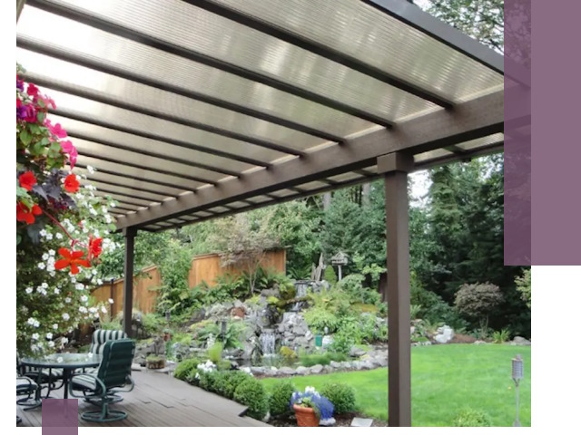 Навесы из поликарбоната под ключ в Серпухове быстро и надёжно