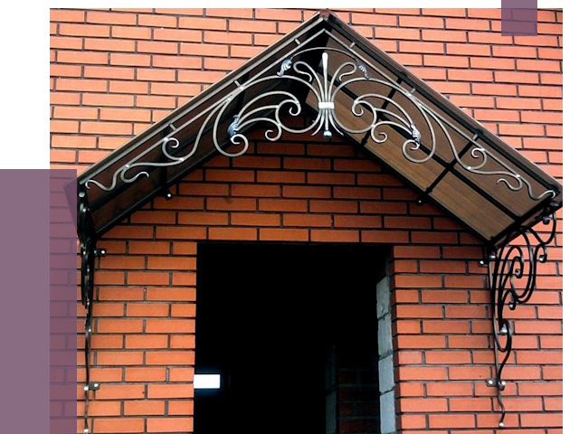 Металлические козырьки в Серпухове от 10618 руб. 