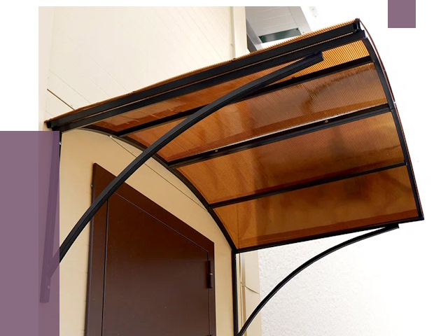Недорогие козырьки в Серпухове от 7539 руб.  | ПРОЛЁТ-Срп
