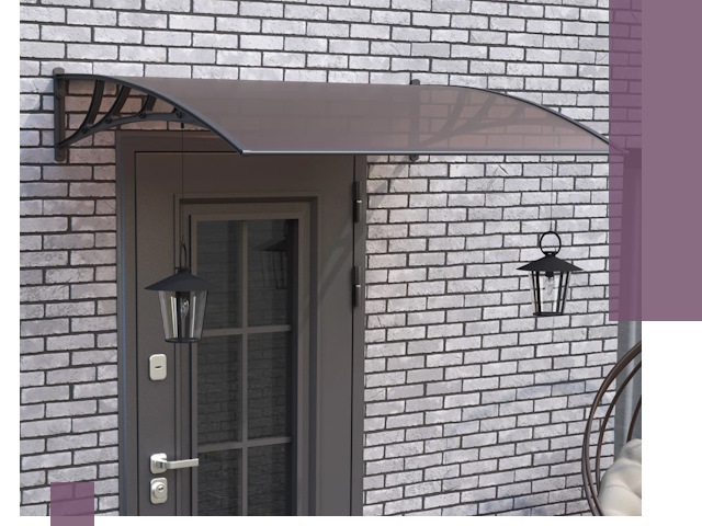 Недорогие козырьки и навесы под ключ в Серпухове