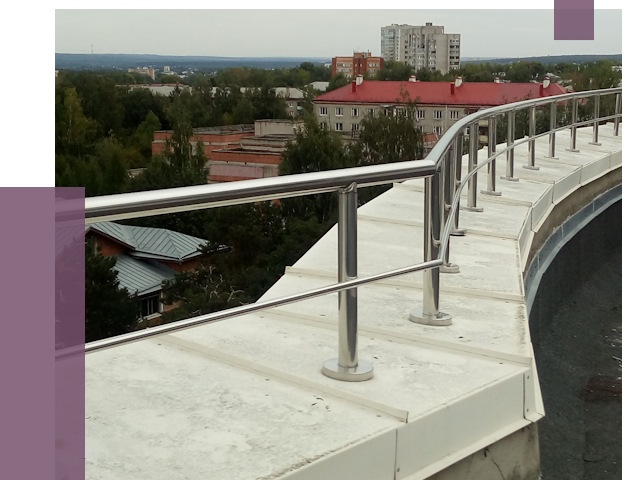Парапеты и ограждения кровли в Серпухове от 4928 руб.