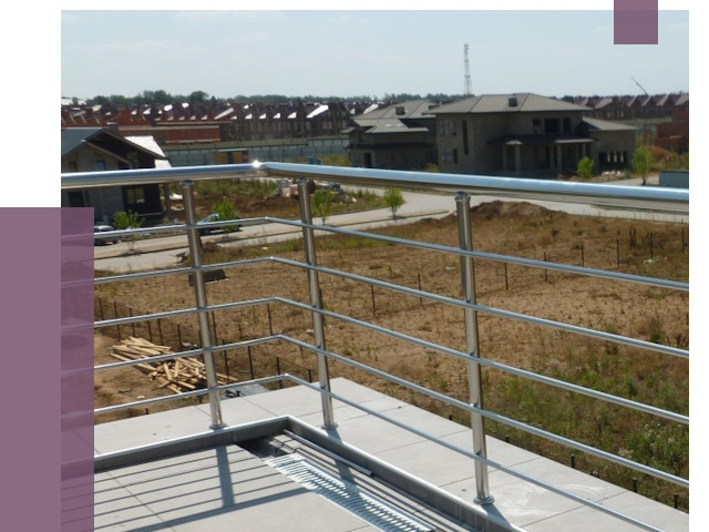 Парапеты из нержавеющей стали в Серпухове от 7926 руб. за м² | ПРОЛЁТ-Срп