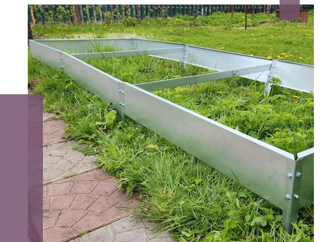 Металлические бордюры для грядок в Серпухове от 1778 руб. 