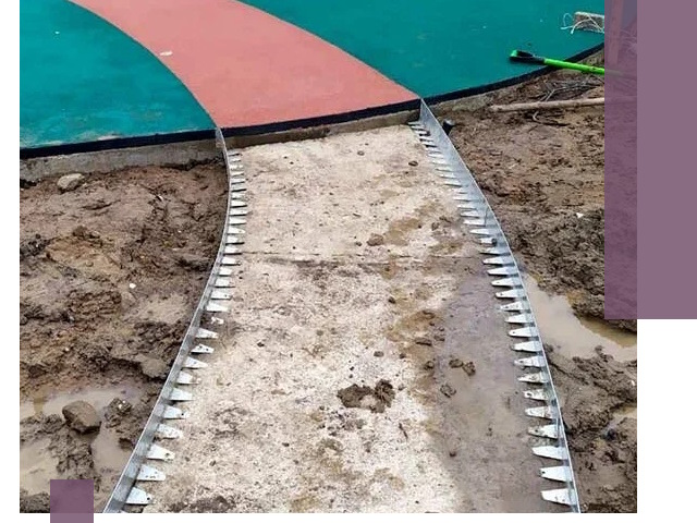 Металлические бордюры для дорожек в Серпухове — монтаж и изготовление