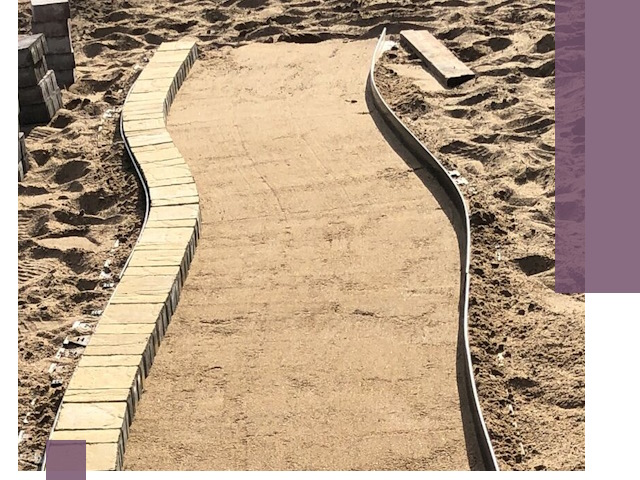 Металлические бордюры для тротуаров в Серпухове — прочные и долговечные