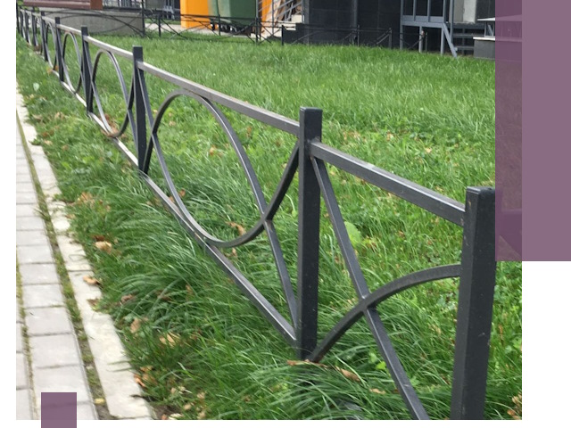 Газонные ограждения из металла в Серпухове — монтаж и продажа