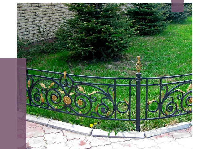Кованые газонные ограждения в Серпухове от 7570 руб. — ПРОЛЁТ-Срп