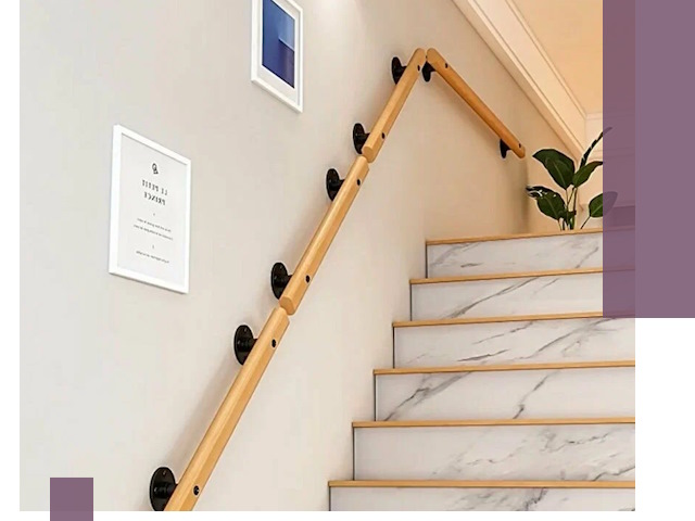 Поручни металлические и деревянные под ключ в Серпухове