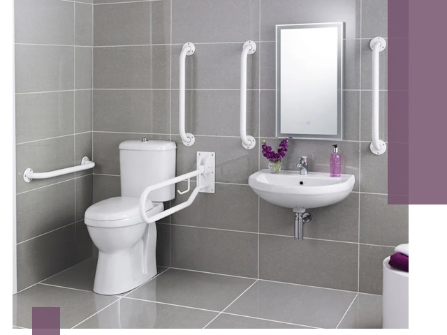 Поручни для санузлов в Серпухове: установка, ремонт и монтаж