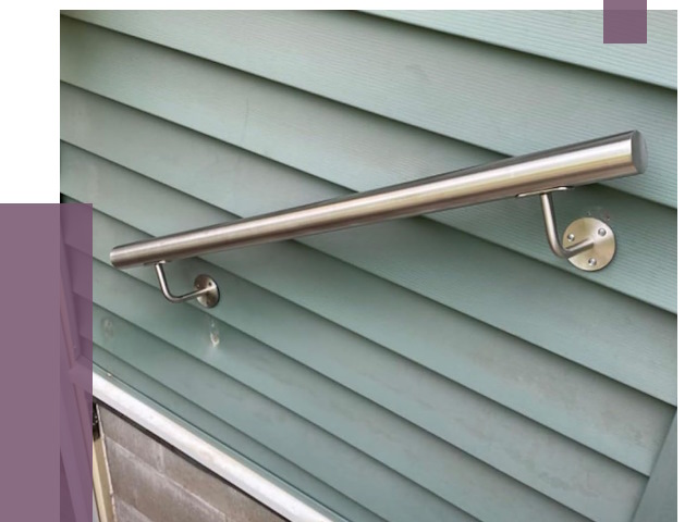 Поручни из нержавеющей стали в Серпухове от 7621 руб.  | ПРОЛЁТ-Срп